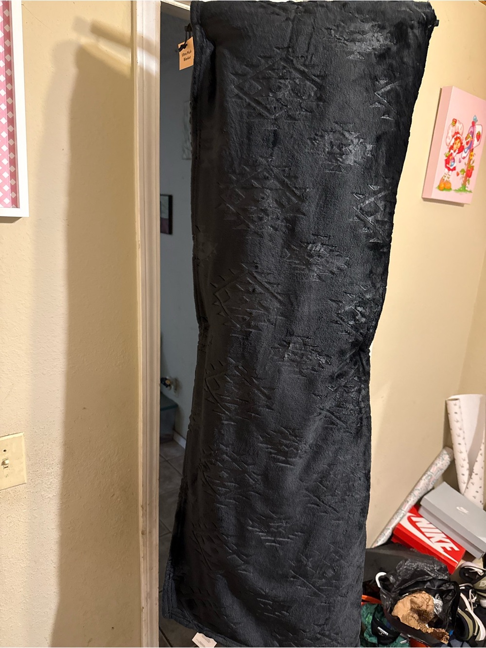 Wrangler Black Textured Maxi Dress